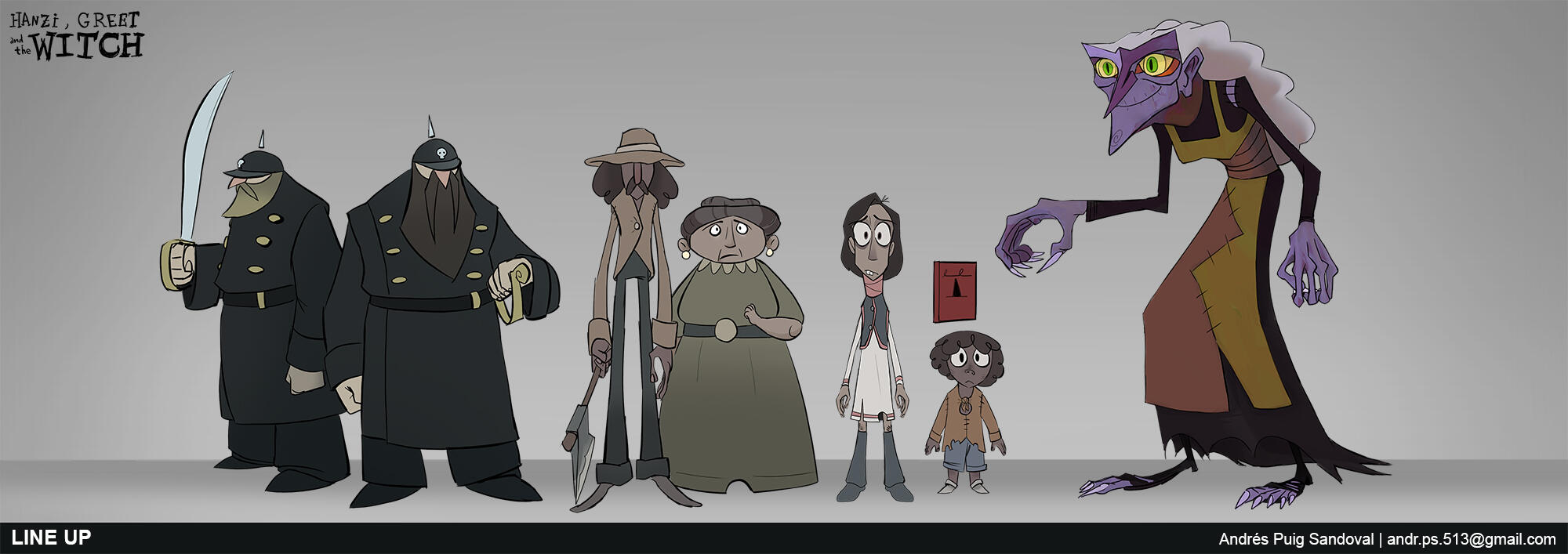Personal Project- Character Line Up Personal Project- Character Line Up