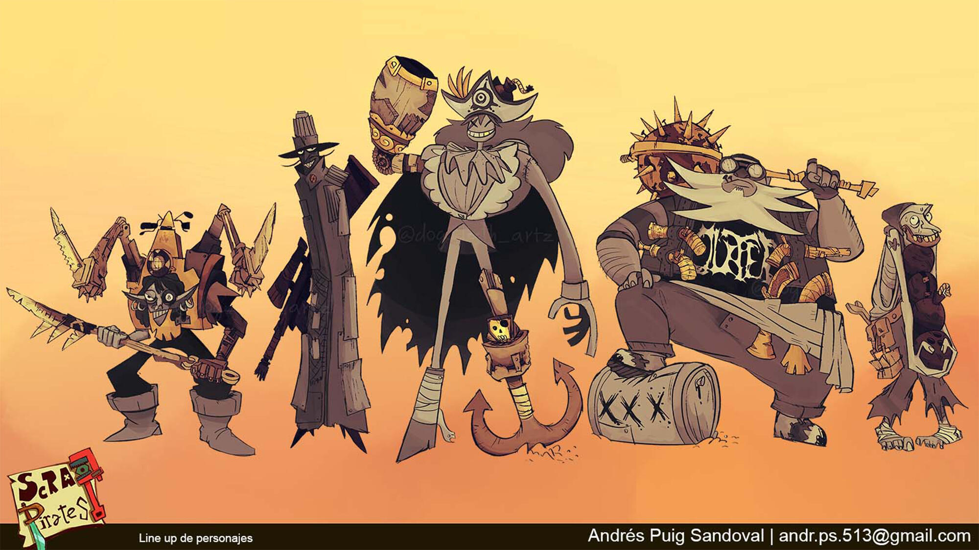 Personal Project- Character Line Up