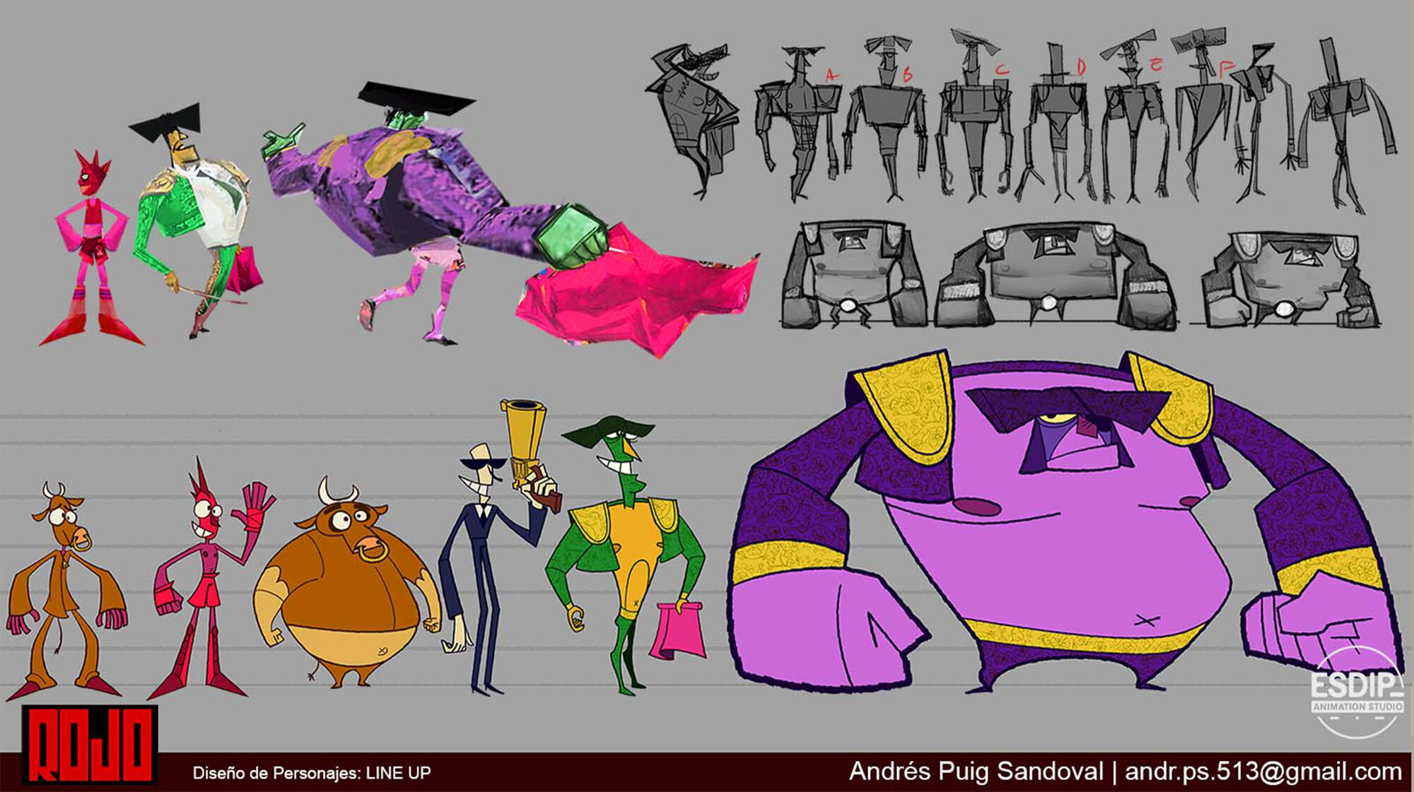 Personal Project- Character Line Up